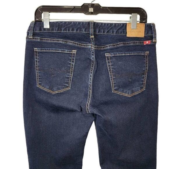 Lucky Brand Women Jeans, "Leyla Boot" Dark Wash Bootcut Jeans, Sz 10/30R - Picture 11 of 12